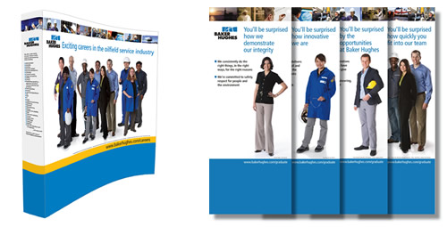 Graduate attraction exhibition panels