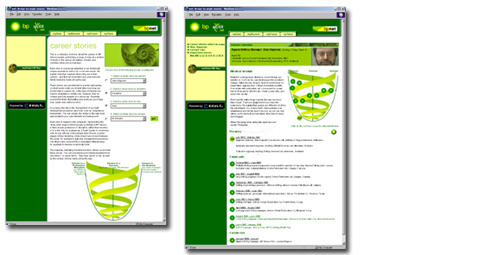 Intranet site, Career stories at BP